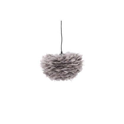 Fjôrd - Plafondlamp Grijs Veren - 35x35x20cm - Nicola afbeelding