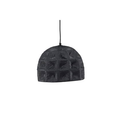 Fjôrd - Plafondlamp Zwart Resin - 30x30x23cm - Hogstorp afbeelding