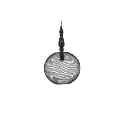 Fjôrd - Plafondlamp Zwart Metaal - 30x30x48cm - Valence afbeelding