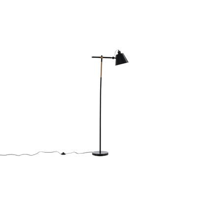 Fjôrd - Vloerlamp Zwart Metaal - 51x25x152cm - Skott afbeelding