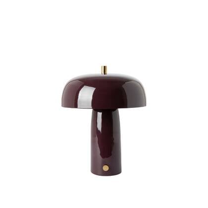 Sissy-Boy Donkerpaarse cupola tafellamp small afbeelding