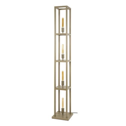 Giga Meubel - Vloerlamp Beige - 4-Lichts - Quadra afbeelding