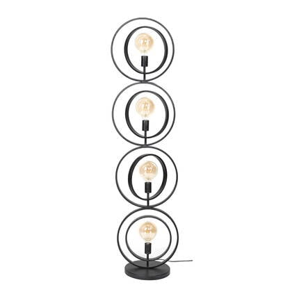 Giga Meubel - Vloerlamp Zwart - 4-Lichts - Turn afbeelding