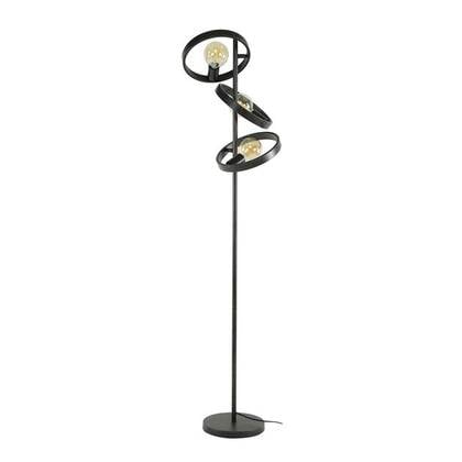 Giga Meubel - Vloerlamp Zwart - 3-Lichts - 40x40x155cm - Hover afbeelding