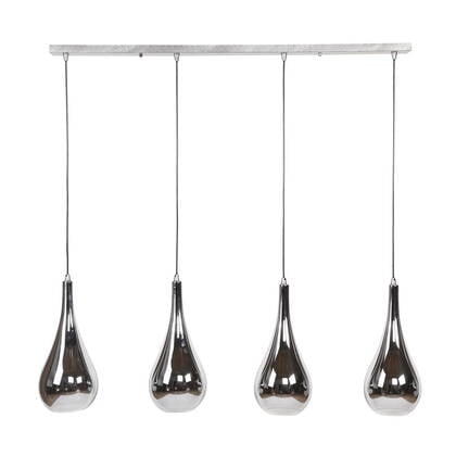 Giga Meubel - Hanglamp Zilver - 4-Lichts - Silver afbeelding