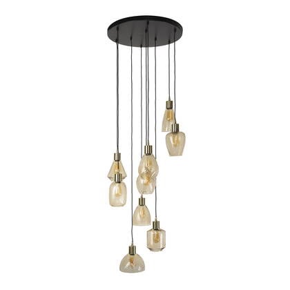 Giga Meubel - Hanglamp Amber - 9-Lichts - Leaf afbeelding