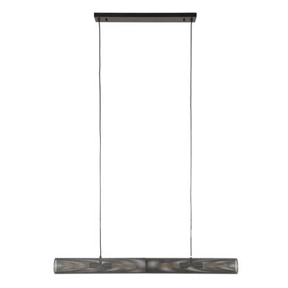 Giga Meubel - Hanglamp Zwart Metaal - 120x10x150cm - Tube Mesh afbeelding