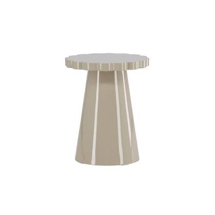 Svea - Helena ronde bijzettafel - ø45 cm - beige