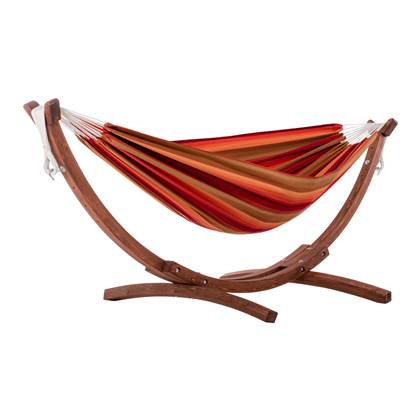 FonQ Vivere Double Sunbrella Hangmat met Standaard aanbieding