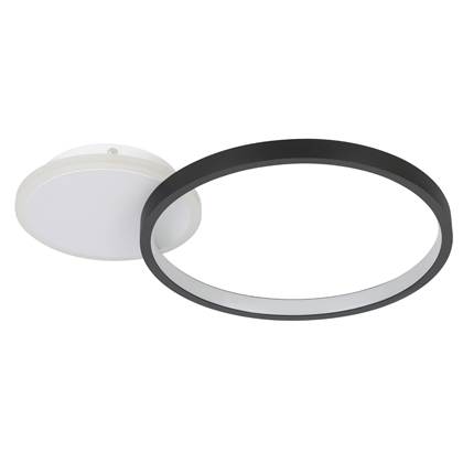 FonQ EGLO Gafares Plafondlamp - Zwart/Wit aanbieding
