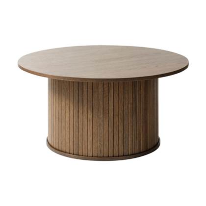 Olivine Lenn houten salontafel gerookt eiken - Ã90 cm