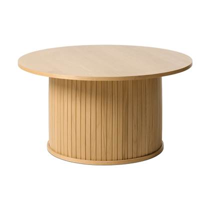 Olivine Lenn houten salontafel naturel - Ã90 cm