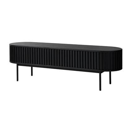 Olivine Redmer houten tv meubel zwart eiken - 160 x 45 cm