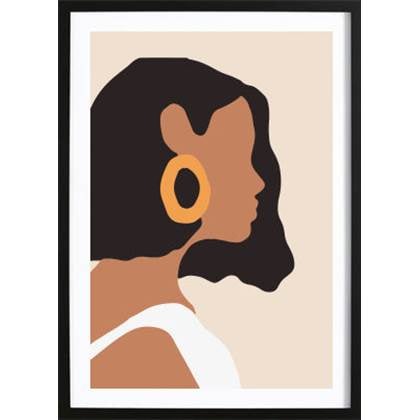 Wallified - Abstract Girl Art Poster - Wallified - Abstract - Poster -