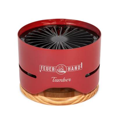 Feuerhand Tafel Grill Tamber - Rood - 20x20x14cm