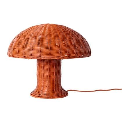HKliving Rattan Tafellamp - Coral afbeelding