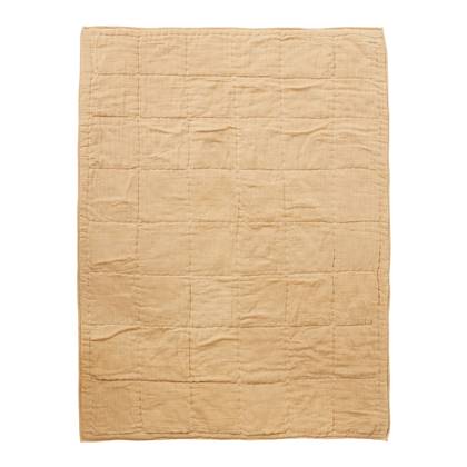 HKliving Quilted Plaid 170 x 130 cm Sand 