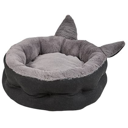 Beliani - KEPEZ - Dierenbed - Donker - Polyester Grijs