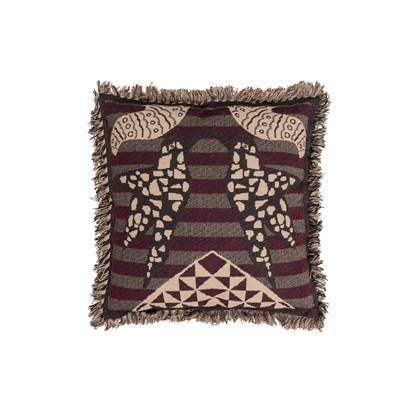 BePureHome Kussen Devote Jacquard  - Katoen - Multiekleur - 1x50x50