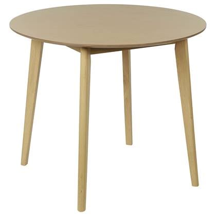 Beliani - SANDY - Ronde eettafel - Lichte houtkleur - 90 cm - MDF