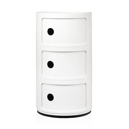 Kartell Componibili Kast - 3 Modules - Wit