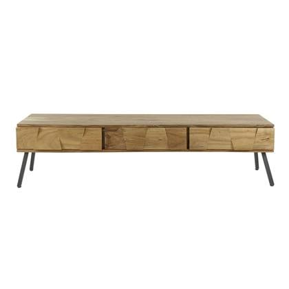 Hoyz - TV-meubel Demn - Massief Acacia Naturel Bruin