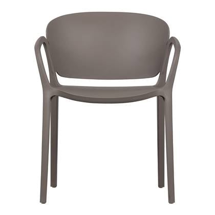 WOOOD Bent Eetkamerstoel - Taupe