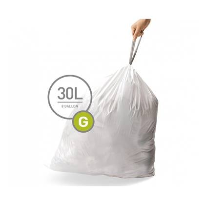 Simplehuman Code G Afvalzakken 30 Liter - 20 zakken