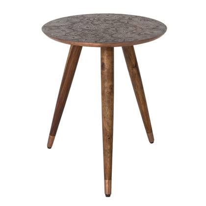 SIDE TABLE BAST COPPER