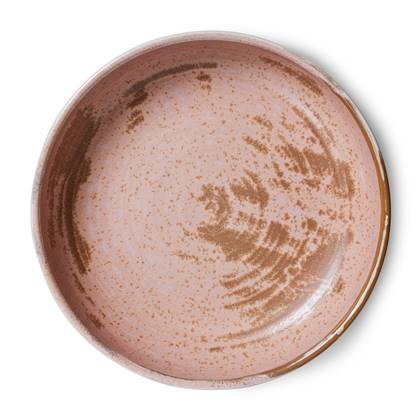 HKliving Chef Ceramics Diep Bord Ø 21,5 cm - Rustic Pink