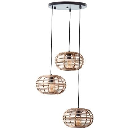 Brilliant Rotan vide hanglamp Woodball 99885-06