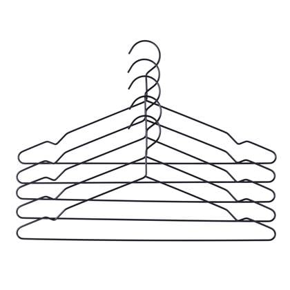 HAY Hang Kledinghanger 5 st. - Zwart