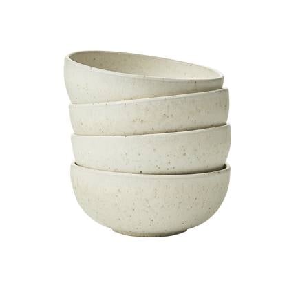 by fonQ Mixed Ceramics Kommen 4st. Ø 15 cm Crème