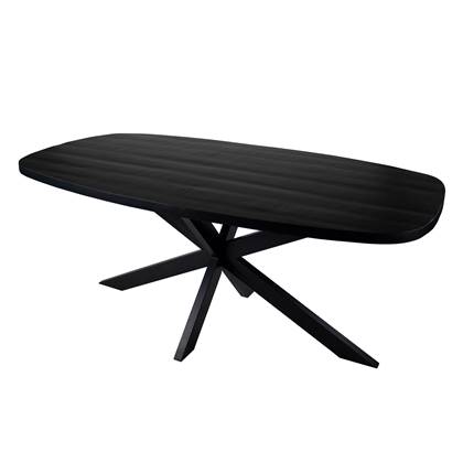 Kick eettafel Dane - 240cm - Zwart