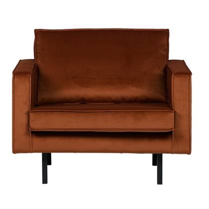BePureHome Rodeo Fauteuil Velvet Roest