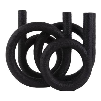 present time Kandelaar Rings - Zwart