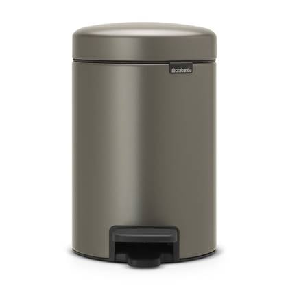 Brabantia NewIcon Pedaalemmer 3 Liter Platinum