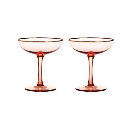 champagneglas (Ø10 cm) (set van 2)