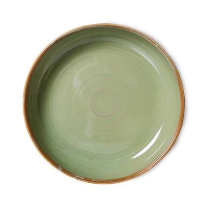 HKliving Chef Ceramics Diep Bord Ø 19,3 cm - Moss Green
