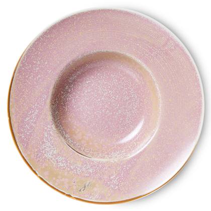 HKliving Chef Ceramics Pastabord Ø 28 cm - Rustic Pink