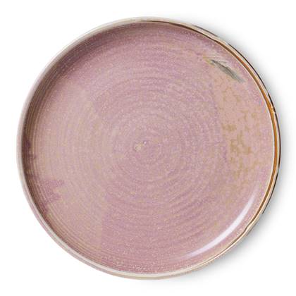 HKliving Chef Ceramics Dinerbord Ø 26 cm - Rustic Pink