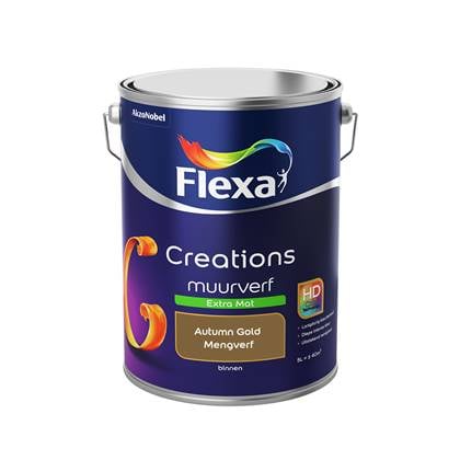 Flexa Creations Muurverf Extra Mat Autumn Gold 5 liter