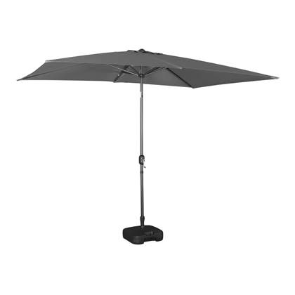 Sweeek  Rechthoekige parasol 2x3m met centrale mast