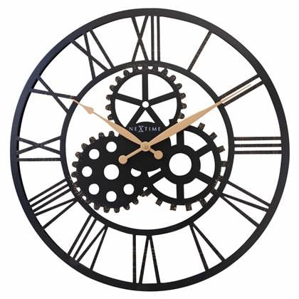NeXtime   - Grote industrial wandklok - 50cm - Stil - Metaal