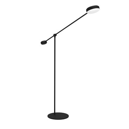 EGLO Clavellina Vloerlamp - LED - 160,5 cm - Zwart|Wit - Dimbaar