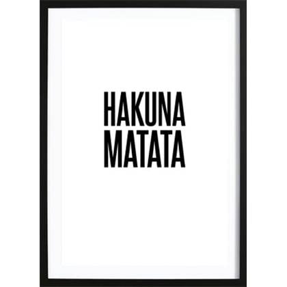 Wallified  Hakuna Matata Poster -  - Tekst - Poster -