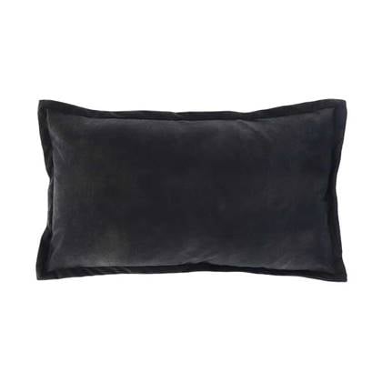 Unique Living - Kussen Basics 30x50cm Black Zwart