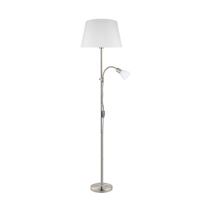 EGLO Conesa Vloerlamp - E27|E14 - 170 cm - Grijs|Wit