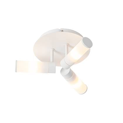QAZQA Plafondlamp buiten bath Wit Modern D 28.5cm