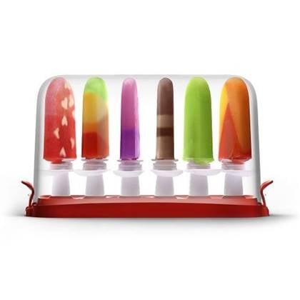 Zoku - Quick pop ijs bewaarbox - Zoku Rood